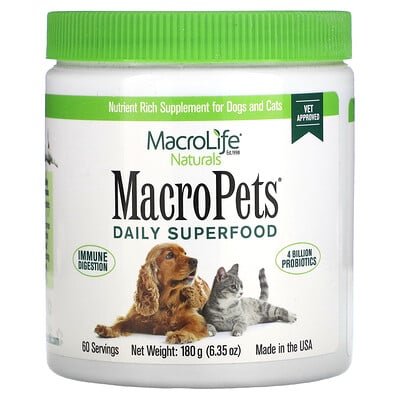 Macropets, Daily Superfood, For Dogs And Cats