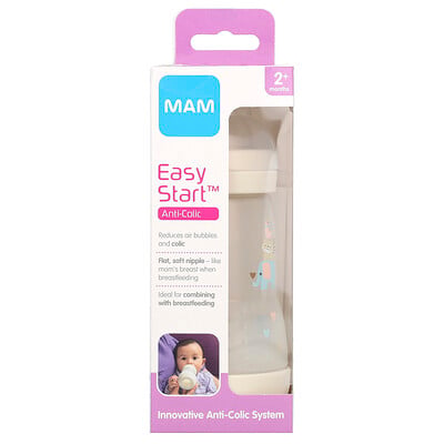 Easy Start, Anti Colic Bottle, 2+ Months, 1 Count