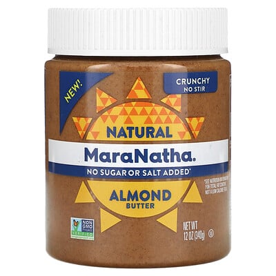 Natural Almond Butter, Crunchy