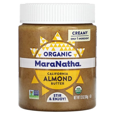 Organic California Almond Butter, Creamy