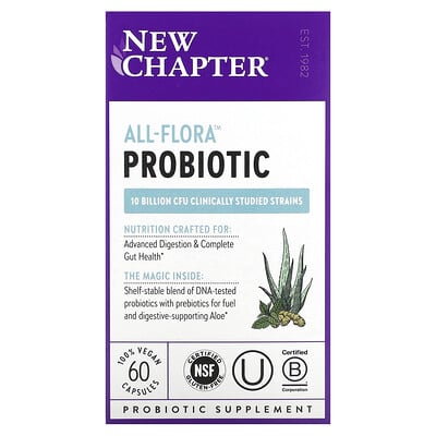 All-flora Probiotic , 10 Billion Cfu, 60 Vegan Capsules
