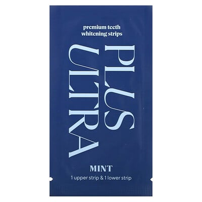 Premium Teeth Whitening Strips, Mint, 14 Strips