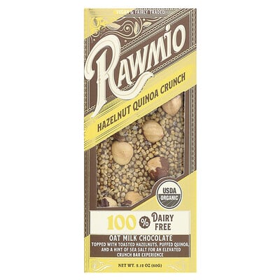 Oat Milk Chocolate, Hazelnut Quinoa Crunch