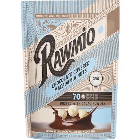 Chocolate Covered Macadamia Nuts, 70% Dark Raw Chocolate