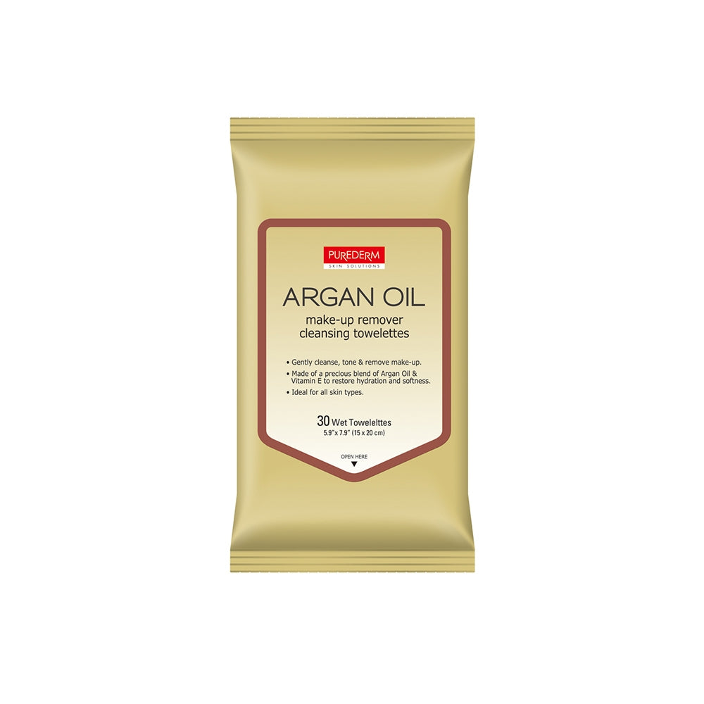 Make-up Remover Cleansing Towelettes, Argan Oil
