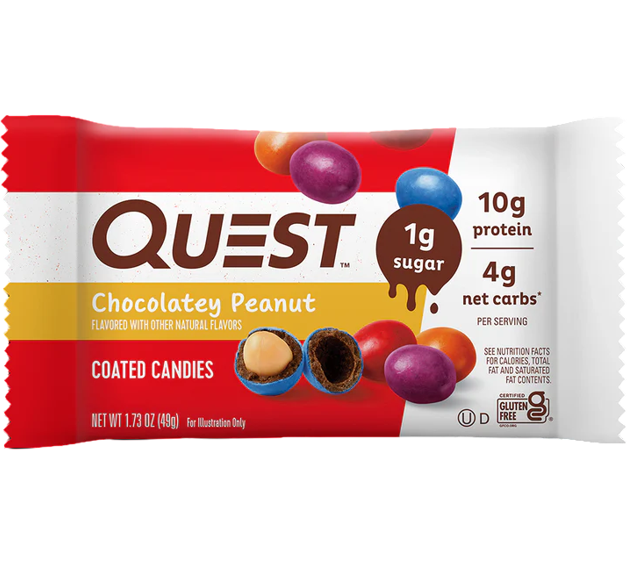 Chocolatey Coated Peanut Candies, 4 Packs 1.73 Oz (49 G)