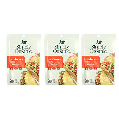 Southwest Taco Seasoning Mix, 3 Packets, 1.13 Oz (32 G)