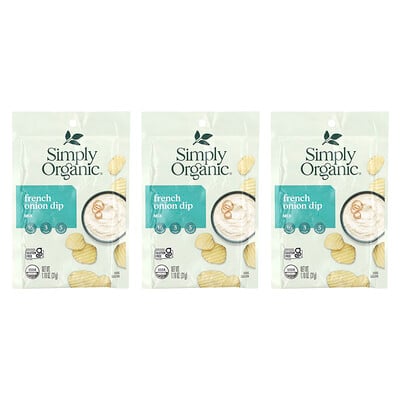 French Onion Dip Mix, 3 Packets, 1.10 Oz (31 G)