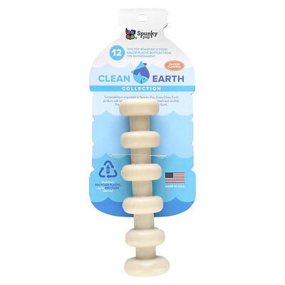 Clean Earth Hard Chews, Stick, Chicken, 1 Toy