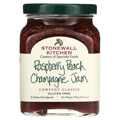 Raspberry Peach Champagne Jam