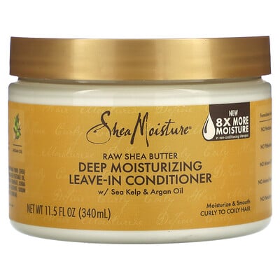 Raw Shea Butter, Deep Moisturizing Leave-in Conditioner, Curly To Coily Hair