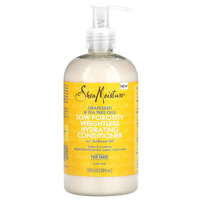 Grapseed & Tea Tree Oils, Low Porosity Weightless Hydrating Conditioner