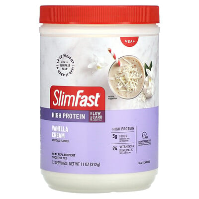 High Protein, Meal Replacement Smoothie Mix, Vanilla Cream