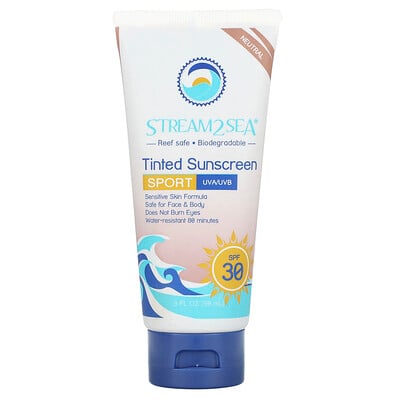 Tinted Sunscreen, Sport, Spf 30, Fragrance Free