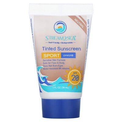 Tinted Sunscreen, Sport, Spf 20, Neutral