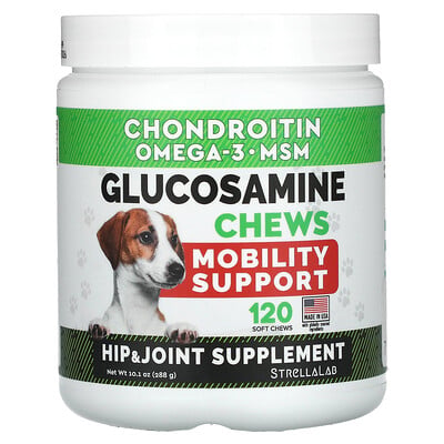 Glucosamine Chews, For Dogs And Cats, 120 Soft Chews