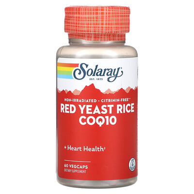 Red Yeast Rice Coq-10, 60 Vegcaps