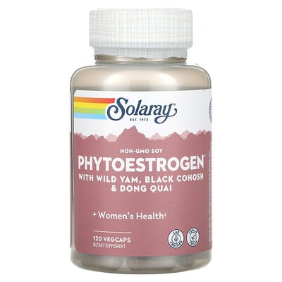 Phytoestrogen With Wild Yam, Black Cohosh & Dong Quai, 120 Vegcaps