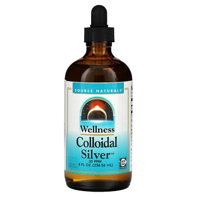 Wellness, Colloidal Silver, 30 Ppm, 8 Fl Oz (236.56 Ml) (30 Ppm Per 2 Tsp)