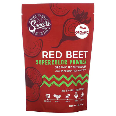 Organic Red Beet, Supercolor Powder