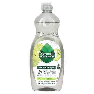 Dish Liquid, Fresh Lime & Ginger