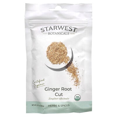 Organic Ginger Root Cut