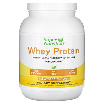 Ultra Filtered Whey Protein Powder, Non-gmo, Rbst Free, Unflavored