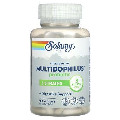 Freeze Dried Multidophilus Probiotic, 3 Billion Cfu, 180 Vegcaps