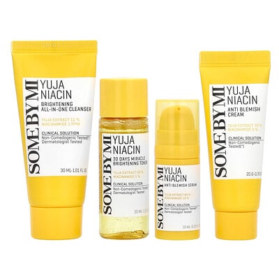 Yuja Niacin, Anti Blemish Starter Kit Edition, 4 Piece Kit