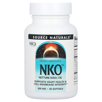 Nko (neptune Krill Oil), 500 Mg, 30 Softgels