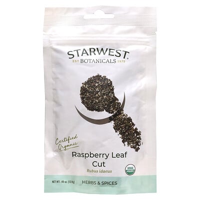 Organic Raspberry Leaf Cut
