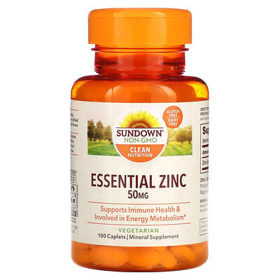 Essential Zinc, 50 Mg, 100 Caplets