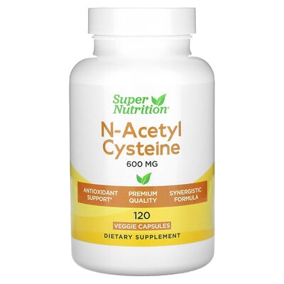 N-acetyl Cysteine, 600 Mg, 120 Veggie Capsules