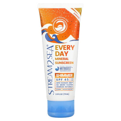 Every Day Mineral Sunscreen, Shimmer, Spf 45