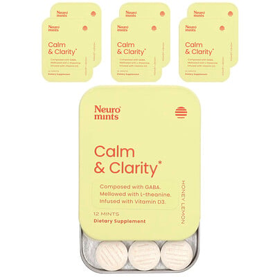 Neuromints, Calm & Clarity, Honey Lemon