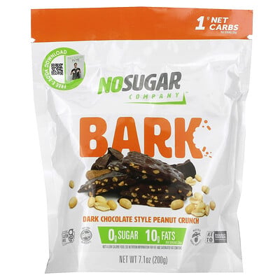 Bark, Dark Chocolate Style Peanut Crunch