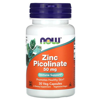 Zinc Picolinate, 50 Mg, 30 Veg Capsules
