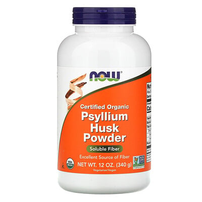 Certified Organic, Psyllium Husk Powder