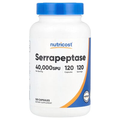 Serrapeptase, 40,000 Spu