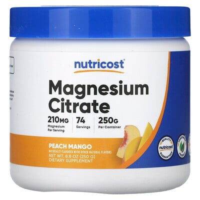 Magnesium Citrate, Peach Mango