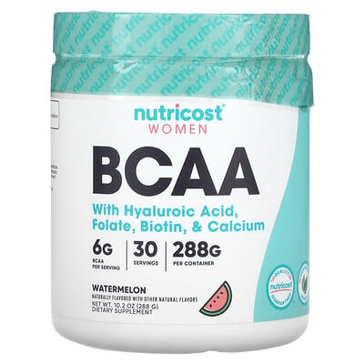 Women, Bcaa With Hyaluronic Acid, Folate, Biotin, & Calcium , Watermelon