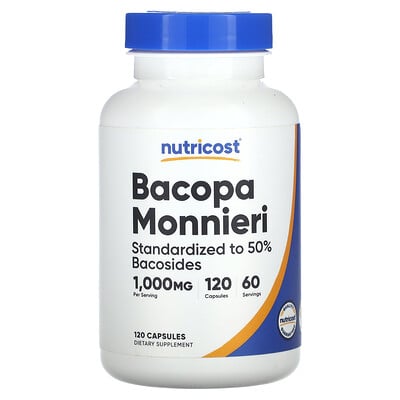 Bacopa Monnieri, 1,000 Mg