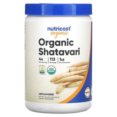 Organic Shatavari, Unflavored