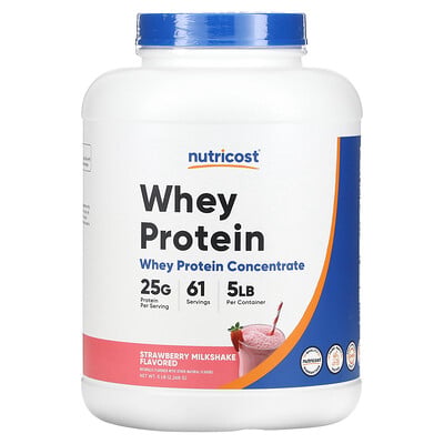 Whey Protein Concentrate, Strawberry Milkshake
