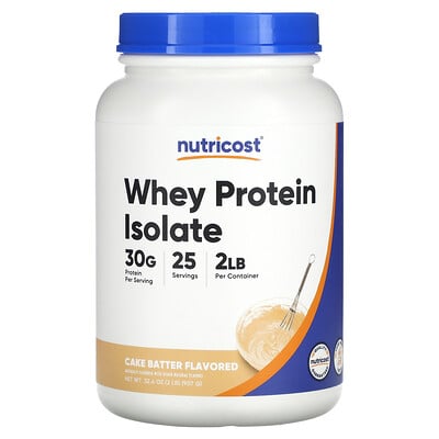 Whey Protein Isolate, Cake Batter