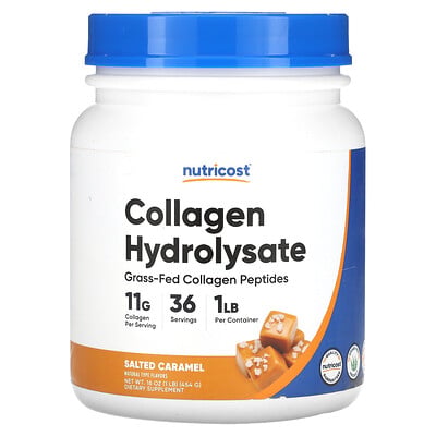 Collagen Hydrolysate, Salted Caramel