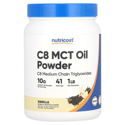 C8 Mct Oil Powder, Vanilla