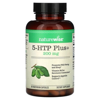 5-htp Plus+, 200 Mg, 60 Vegetarian Capsules