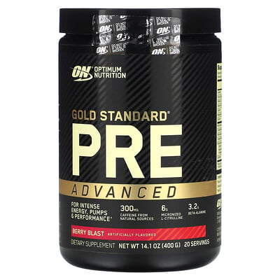 Gold Standard® Pre Advanced, Berry Blast