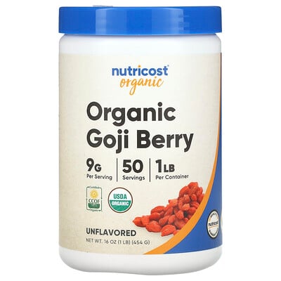 Organic Goji Berry, Unflavored